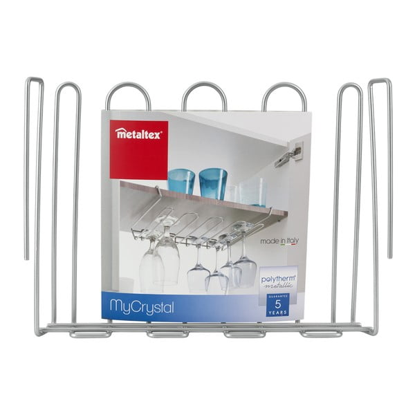 Uchwyt na kieliszki Metaltex My Crystal-image-3
