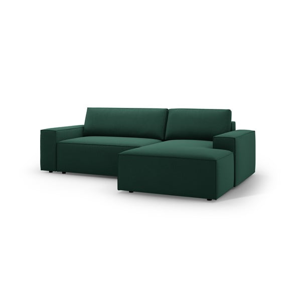 Zielony rozkładany narożnik (prawostronny) Jodie – Micadoni Home-image-2