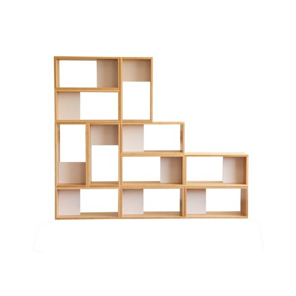 Modułowa półka z bambusu Mauro Ferretti Bamboo-image-4