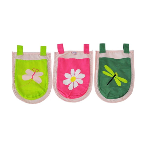 Zestaw 3 kieszeni do łóżka Vipack Spring
