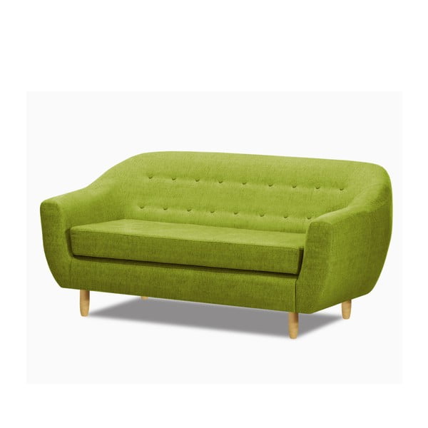 Zielona sofa trzyosobowa Wintech Akela