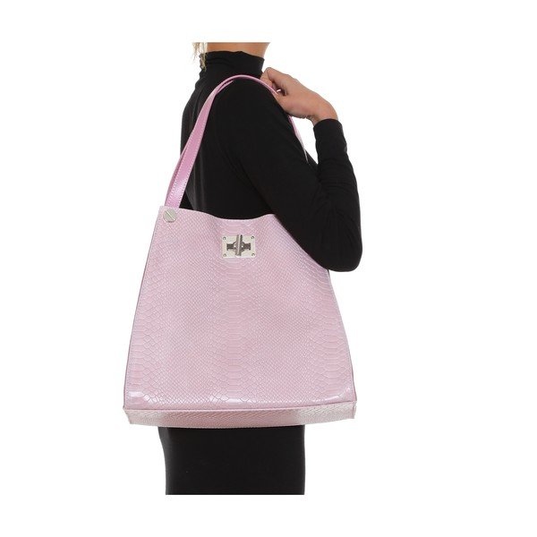 Skórzana torebka Anna Luchini 8038 Rosa-image-4