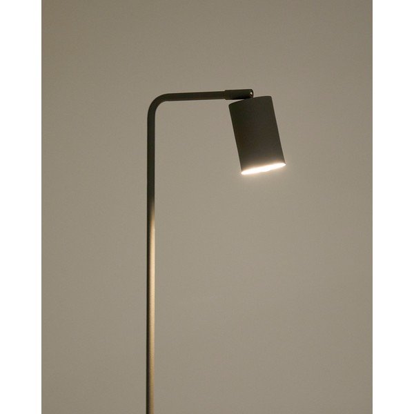 Czarna lampa stojąca (wysokość 147 cm) Manie – Kave Home-image-1