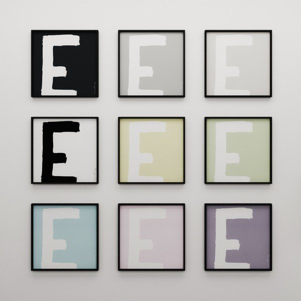 Plakat Litera E, 50x50 cm-image-2