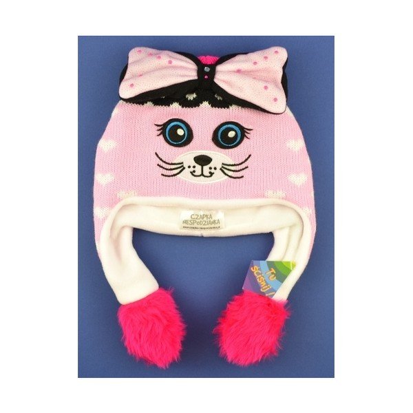 Czapka dziewczęca Kitty