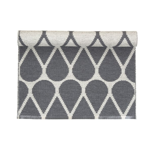 Ciemnoszary dywan odpowiedni na zewnątrz 70x50 cm Otis Granit – Pappelina-image-4