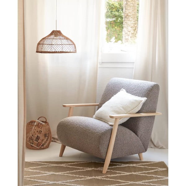 Rattanowy abażur ø 42,5 cm Dyara – Kave Home-image-1