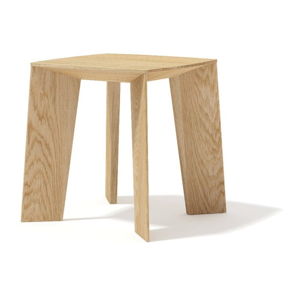 Stolik z litego drewna dębowego Javorina Tin Tin, 35 cm