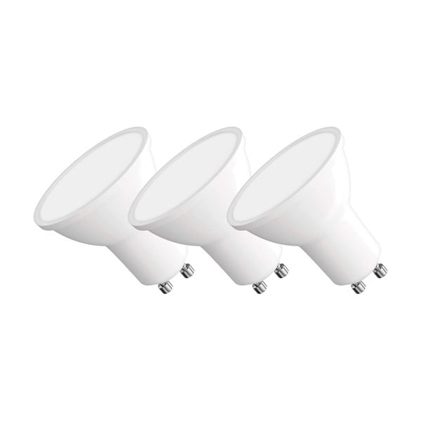 Żarówki LED z neutralnym światłem z gwintem GU10 zestaw 3 szt., 7 W – EMOS-image-2