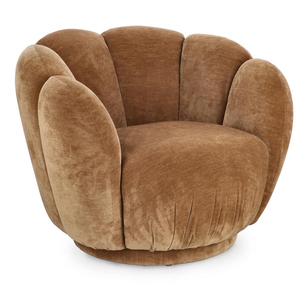 Brązowy fotel Tulip – Bizzotto