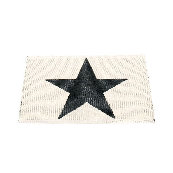 Czarno-biały dywan odpowiedni na zewnątrz 70x50 cm Viggo Black – Pappelina-image-1