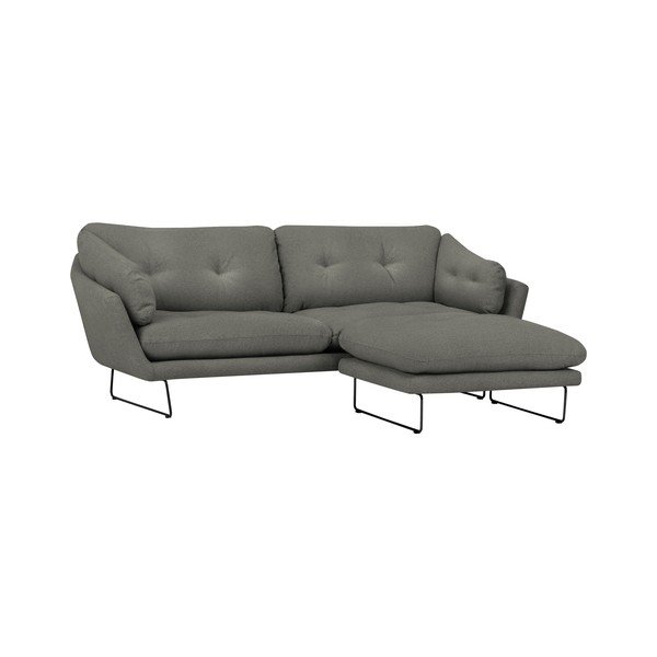 Zestaw szarozielonej sofy i pufu Windsor & Co Sofas Comet-image-1