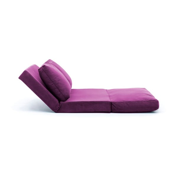 Fioletowa rozkładana sofa 120 cm Taida – Balcab Home-image-3