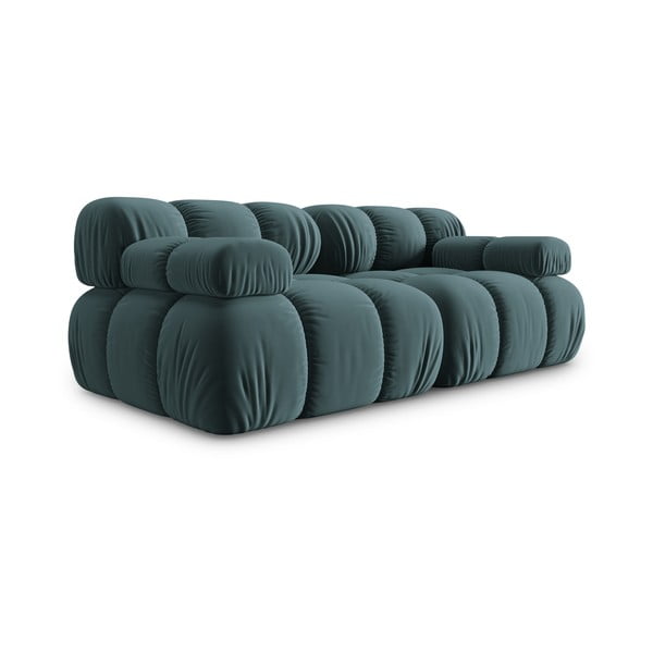 Morska aksamitna sofa 188 cm Bellis – Micadoni Home-image-3