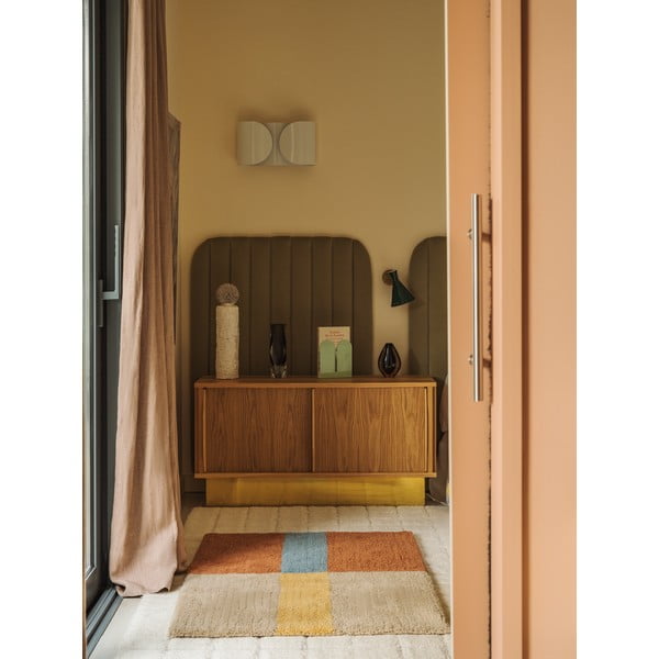 Wełniany dywan tkany ręcznie 80x140 cm Chroma Cinnamon – Lorena Canals-image-1