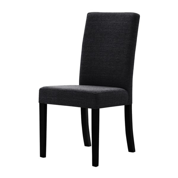 Czarne krzesło z czarnymi nogami Ted Lapidus Maison Tonka