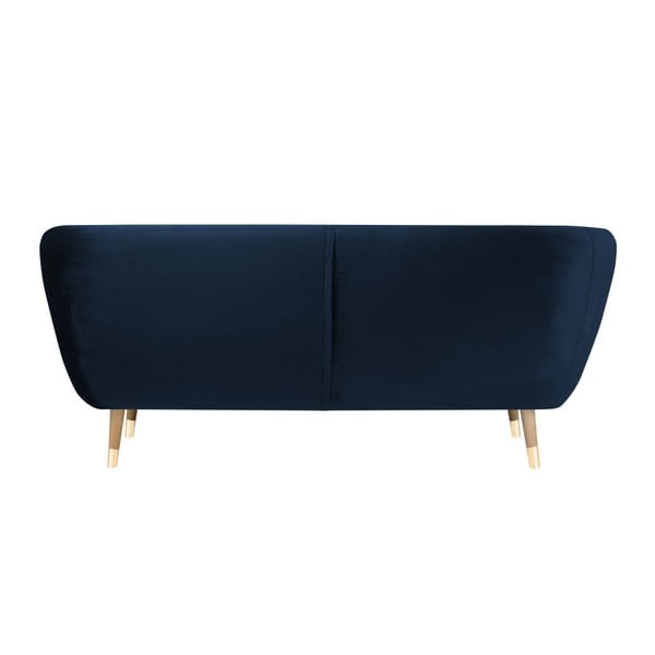 Ciemnoniebieska aksamitna sofa Mazzini Sofas Benito, 188 cm-image-4