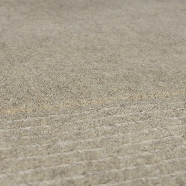 Beżowy chodnik wełniany 60x230 cm – Flair Rugs-image-3