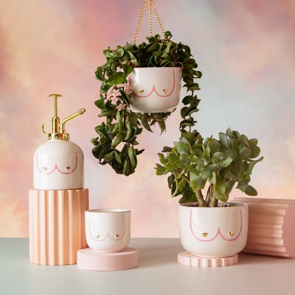 Ceramiczna osłonka na doniczkę ø 8 cm Girl Power – Sass & Belle-image-4