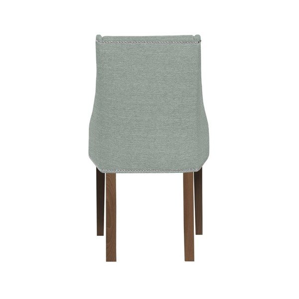 Miętowe krzesło z ciemnobrązowymi nogami Ted Lapidus Maison Patchouli-image-4