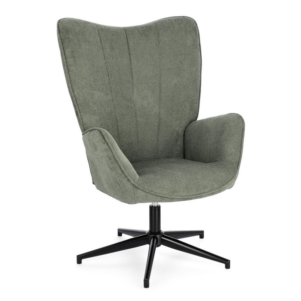 Zielony obrotowy fotel Inas – Bizzotto