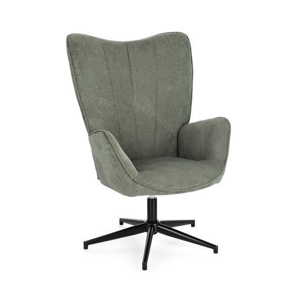 Zielony obrotowy fotel Inas – Bizzotto