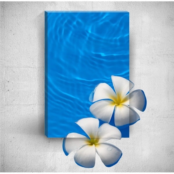 Obraz 3D Mosticx Flowers In Water, 40x60 cm