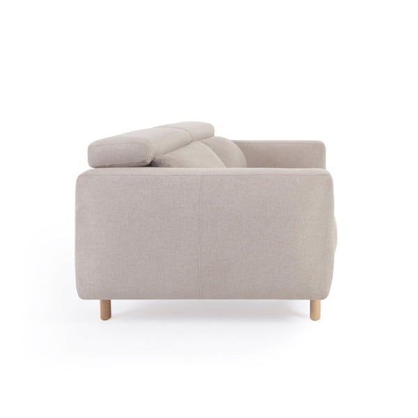 Beżowa sofa 215 cm Singa − Kave Home-image-3