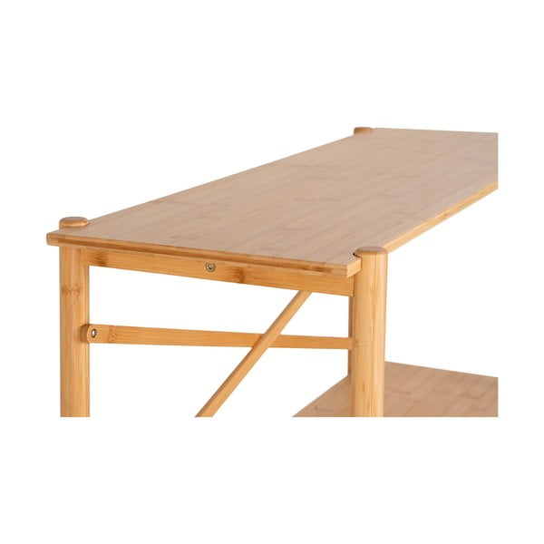 Bambusowa konsola w naturalnym kolorze 32x83 cm Manaus – House Nordic-image-4