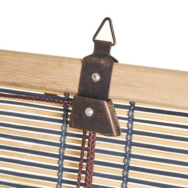 Niebiesko-brązowa roleta bambusowa 90x180 cm Natural Life – Casa Selección-image-3