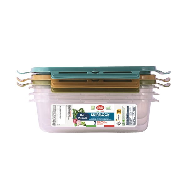 Pojemniki na żywność 3 szt. Snipslock – Snips-image-1