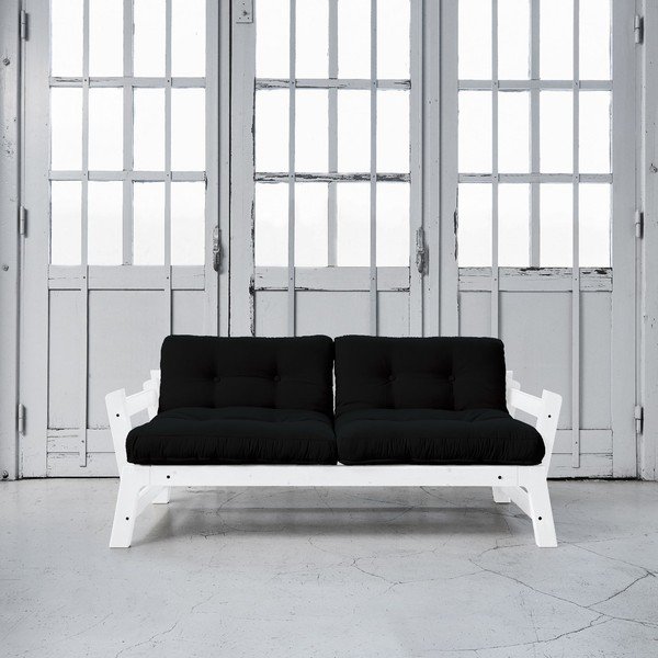 Sofa rozkładana Karup Step White/Black-image-1