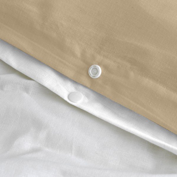 Czarno-biało-brązowa bawełniana jednoosobowa poszwa na kołdrę 140x200 cm Blush sand – Blanc-image-4