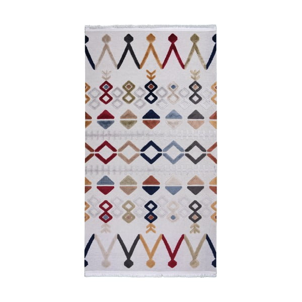 Beżowy dywan z domieszką bawełny Vitaus Milas, 80x150 cm