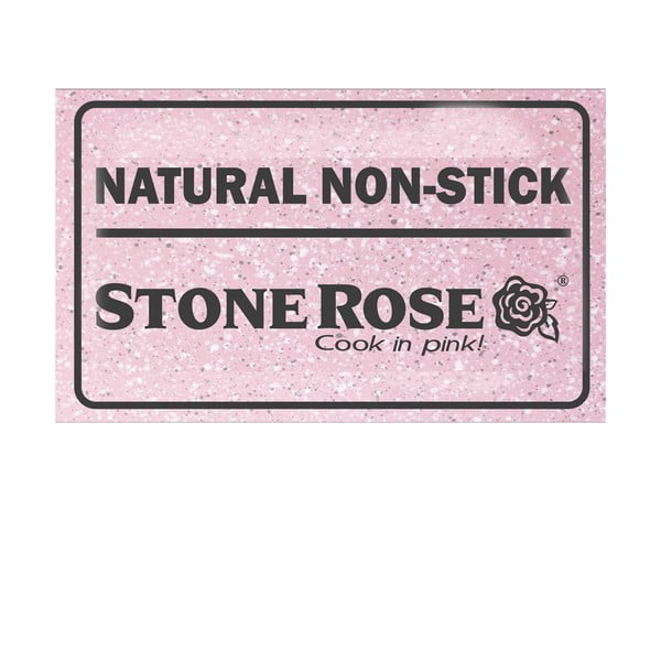 Różowy garnek z pokrywką Bisetti Stonerose Casseruola, ø 24 cm-image-2