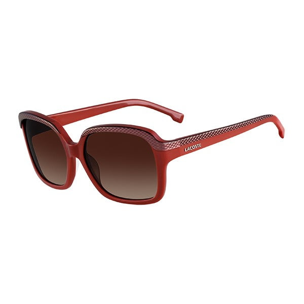 Damskie okulary przeciwsłoneczne Lacoste L696 Red
