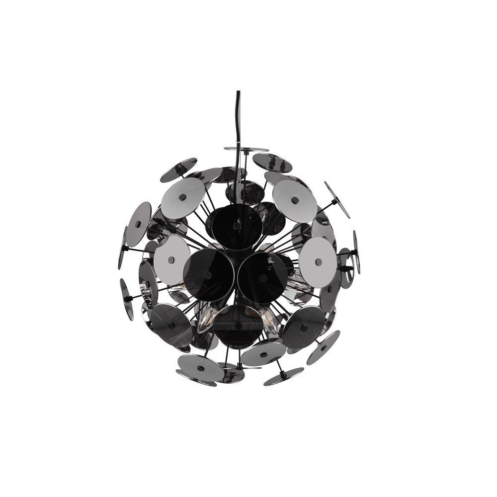 Lampa wisząca w kolorze matowej czerni Discalgo – Trio (zdjęcie 5)