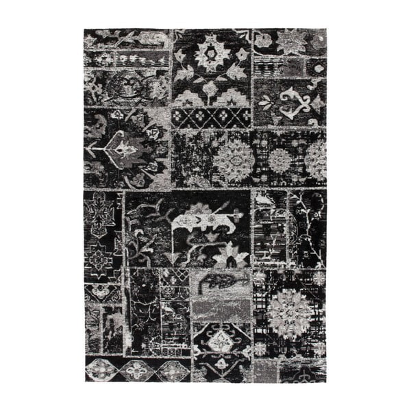Czarny dywan we wzory Kayoom Memorial, 120x170 cm