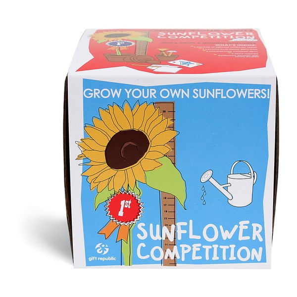 Zestaw do uprawy roślin Gift Republic Sunflower Competition