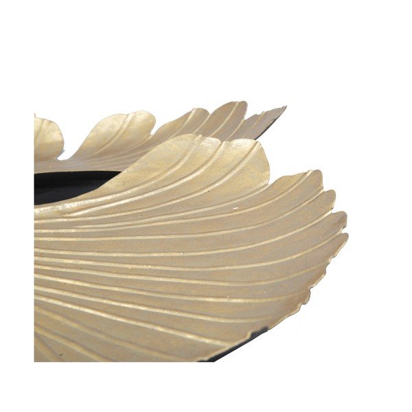 Dekoracja w złotym kolorze Mauro Ferretti Double Leaf, 40x32 cm-image-4