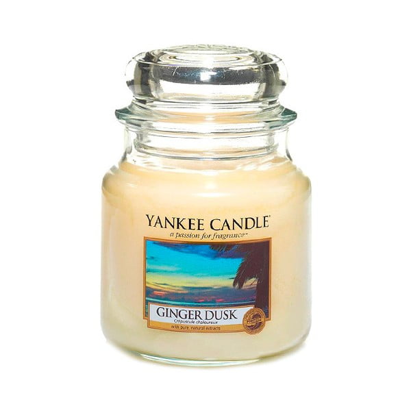 Świeca zapachowa Yankee Candle Imbirowy Zmierzch, czas palenia 65–90 godzin
