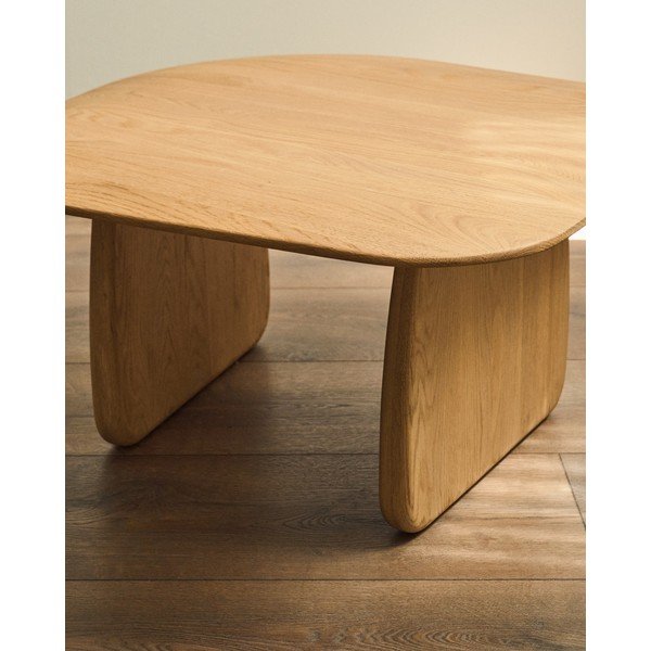 Stolik z litego drewna dębowego 70x71 cm Pirita – Kave Home-image-3