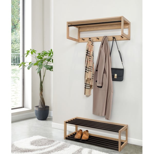 Półka z litego drewna dębowego Woodman Slussen Puro-image-4