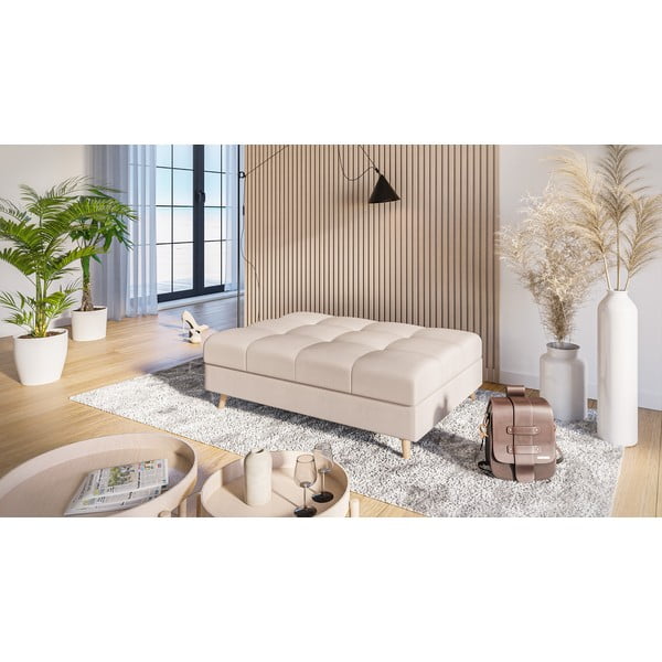 Kremowy podnóżek Ariella – Ropez-image-1