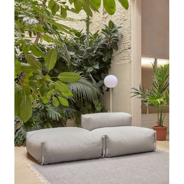 Szary puf ogrodowy Square – Kave Home-image-3
