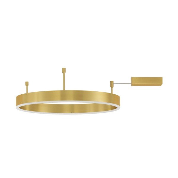 Aluminiowa lampa sufitowa LED ze ściemniaczem w kolorze mosiądzu Motif – Nova Luce