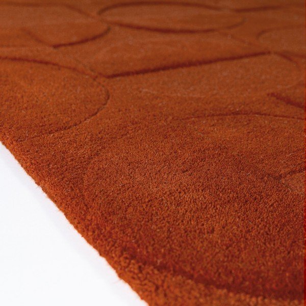 Wełniany dywan tkany ręcznie w kolorze terakoty 200x290 cm Gigi – Flair Rugs-image-2