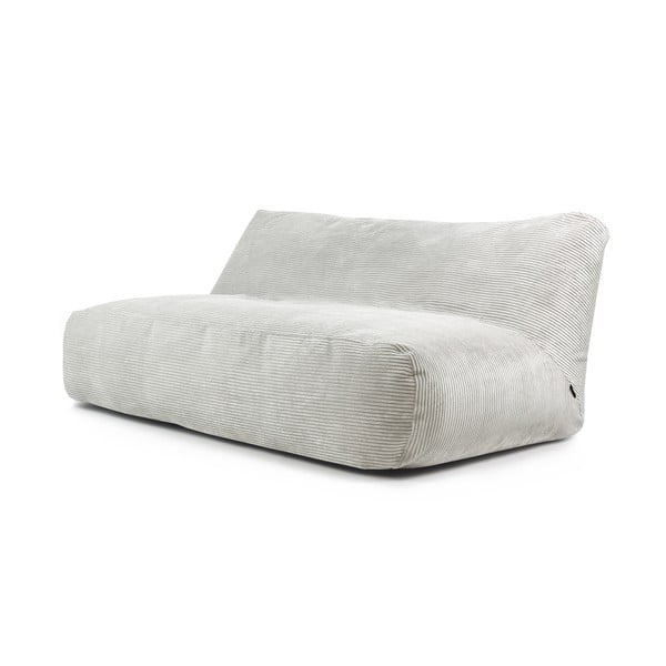 Kremowy sztruksowy worek do siedzenia Sofa Tube 190 – SLOWDOWN