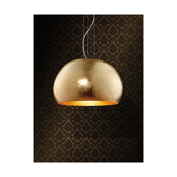 Lampa wisząca w złotym kolorze Trio Ontario, wys. 1,5 m-image-1