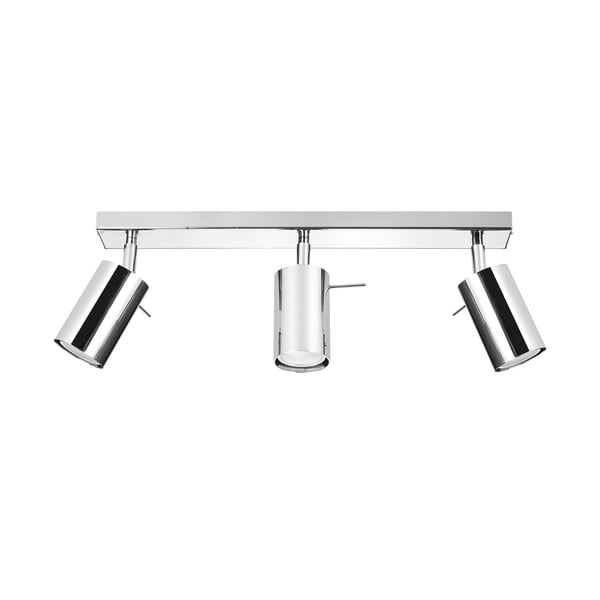 Lampa sufitowa w kolorze srebra Nice Lamps Etna, dł. 45 cm